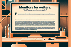 Los monitores para escritores: ¿qué características fomentan la concentración? Los monitores para escritores: ¿qué características fomentan la concentración?