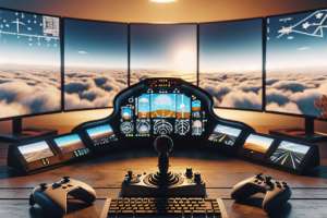 Los monitores para uso en simuladores de vuelo: ¿qué inmersión visual necesitan?